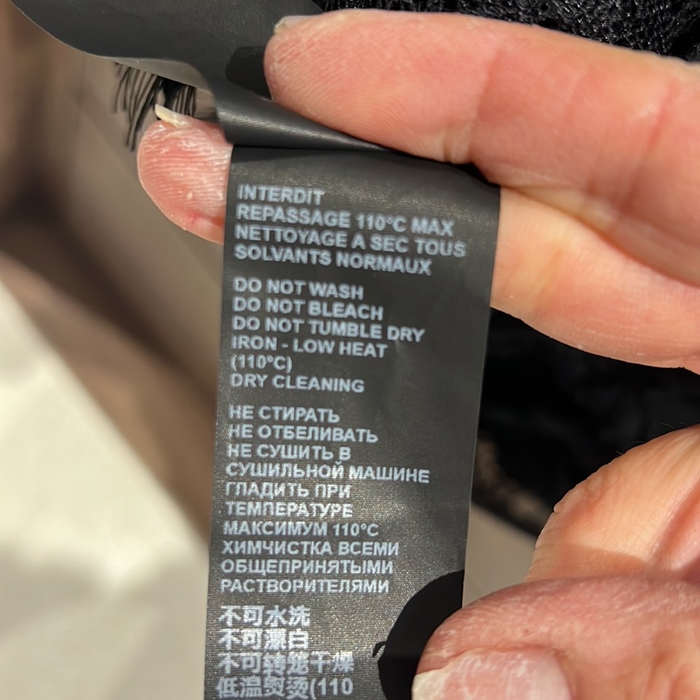 Kooples New W/O Tags Lace Mesh Top With Ruffles - image 4